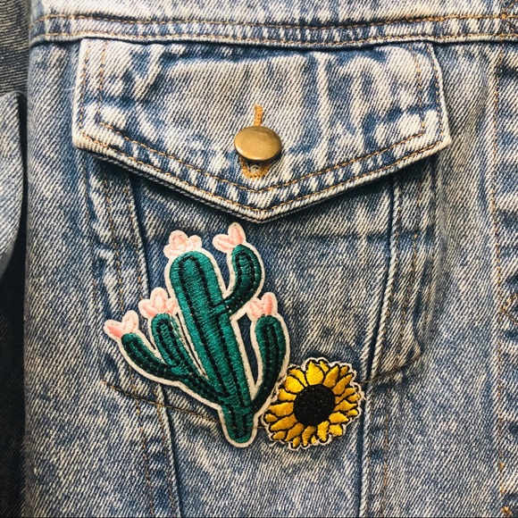 Denim Jacket Acid Wash - S 😻 - Picture 4 of 5